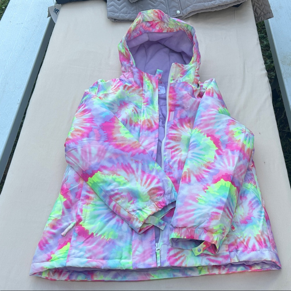 The Children's Place Vibrant Tie-Dye Puffer Jacket